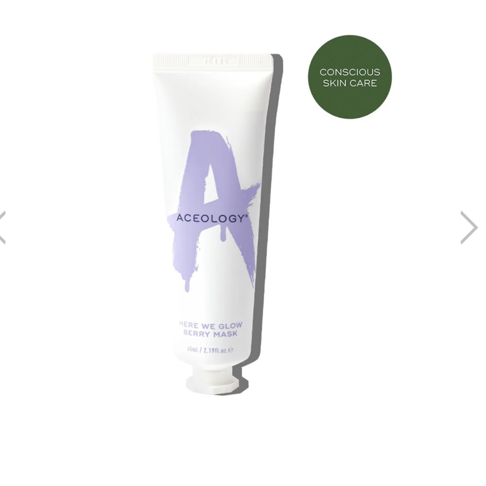 Aceology Here We Glow Berry Mask - AHA/BHA exfoliating mask